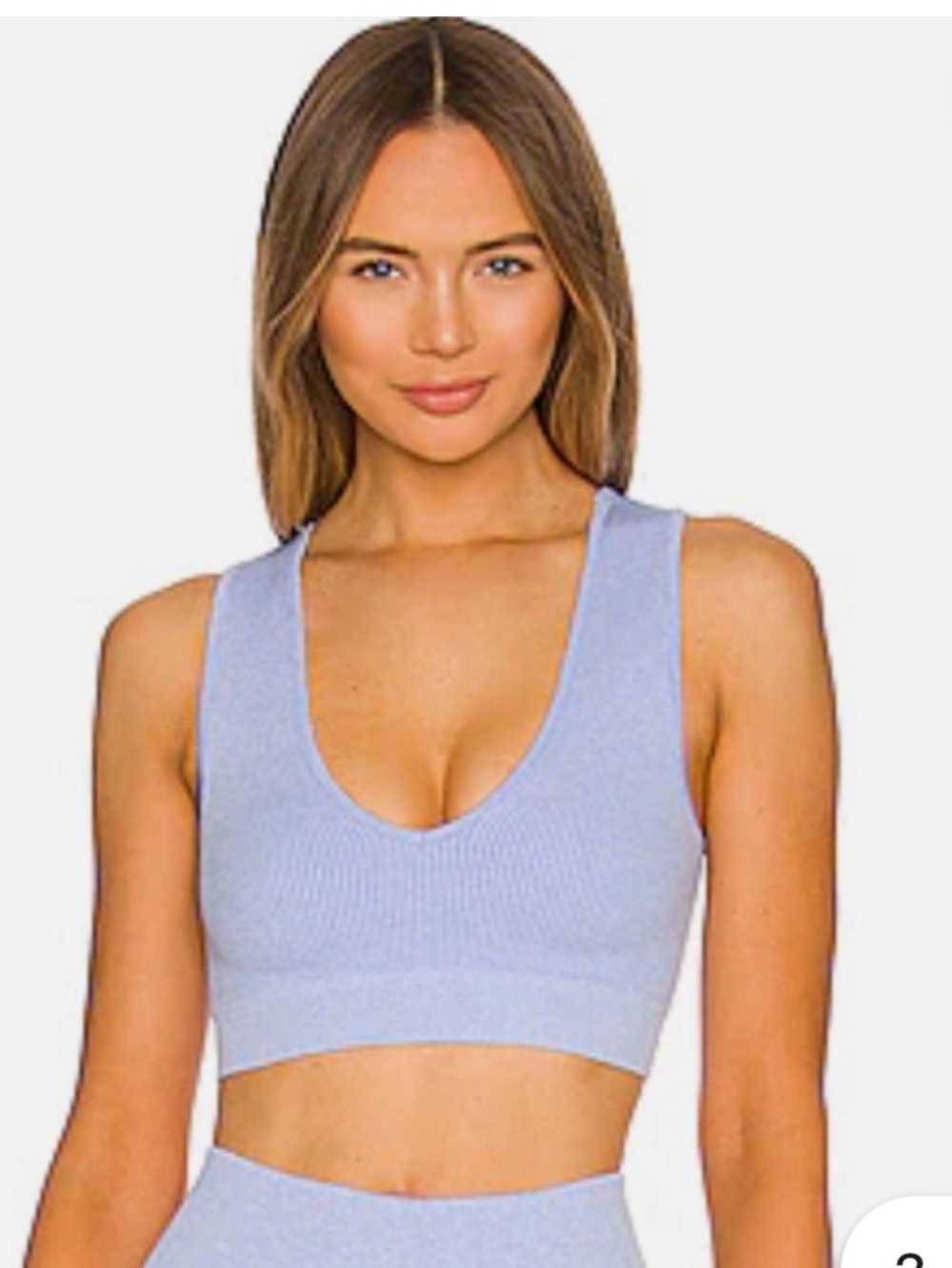 Spiritual Gangster Metta Plunge Blue Brami Size XS Small - Picture 1 of 5